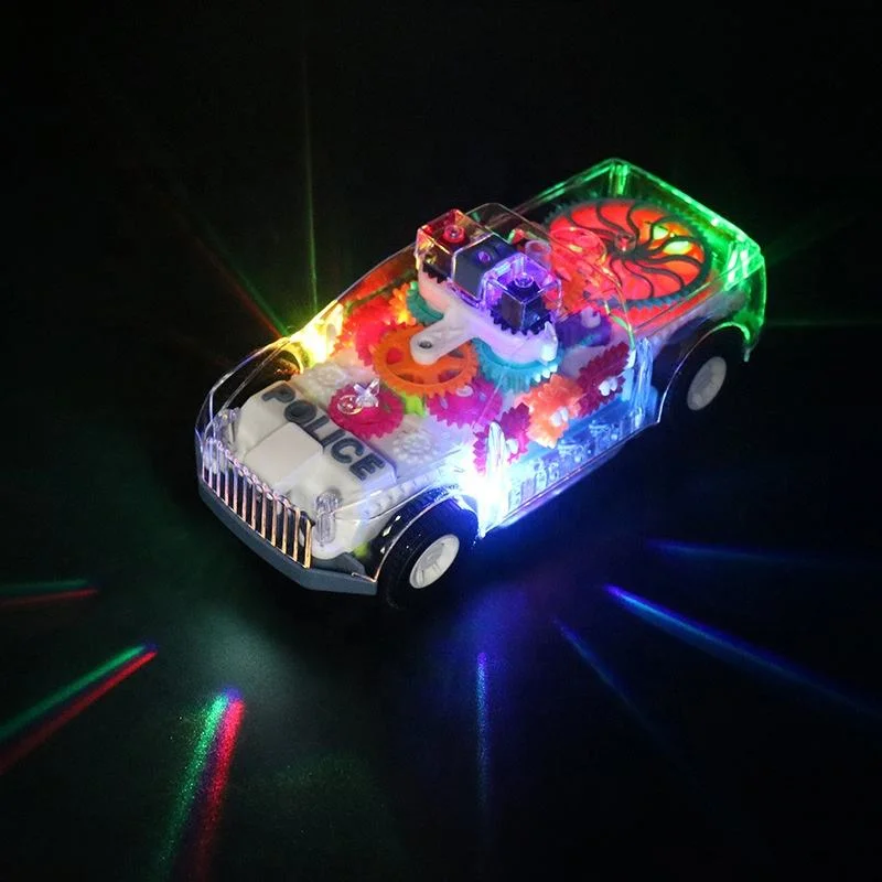 Transparent Police Car